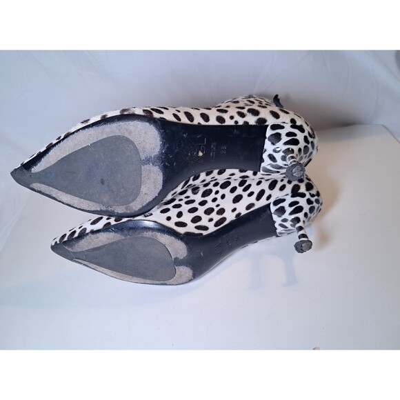 AGL Size 36 EU/6 US Calf Hair Animal Print Booties Attilio Giusti NEED HEELING - Picture 10 of 12
